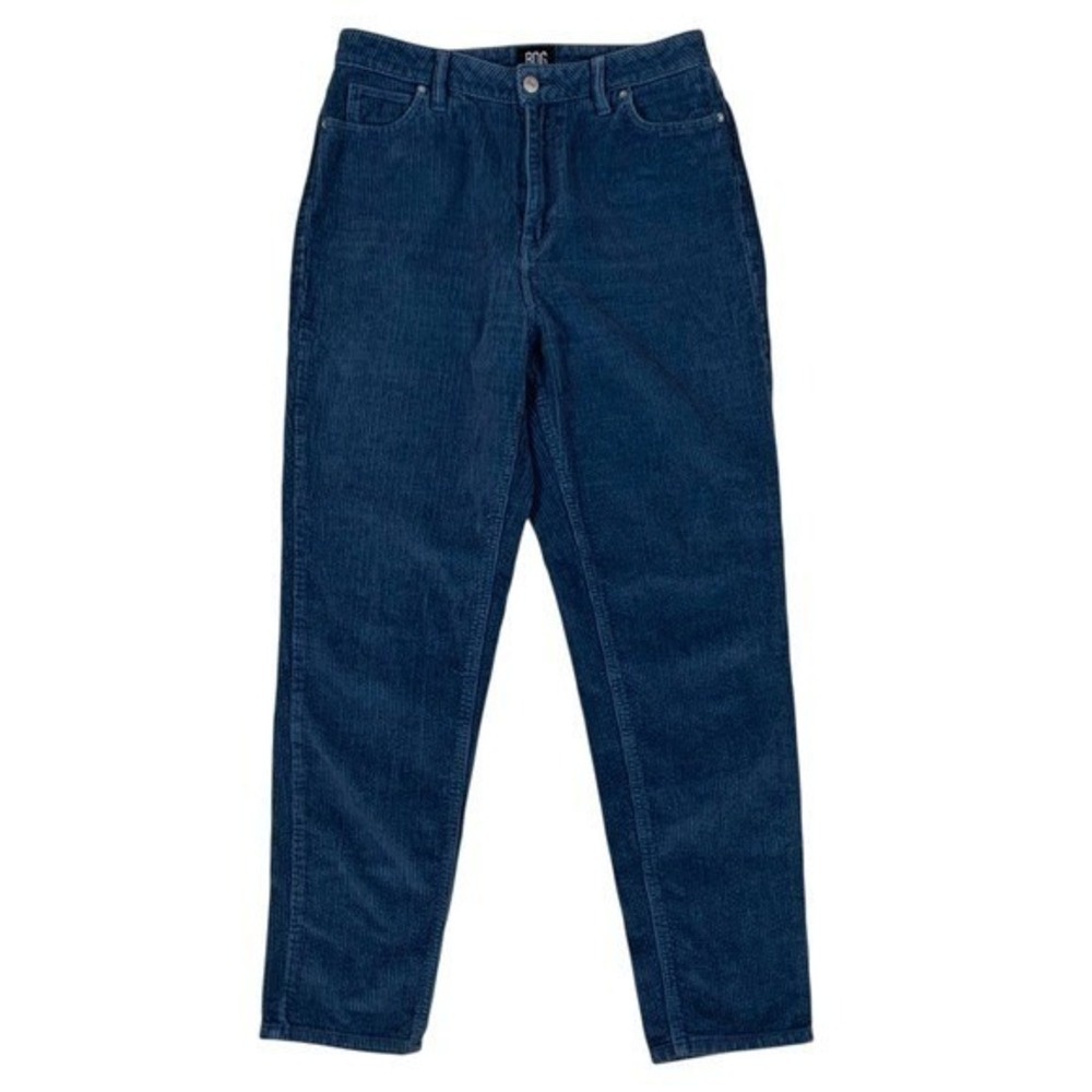 BDG‎ Urban Outfitters Blue Corduroy Mom Jeans High Rise Tapered Leg 28